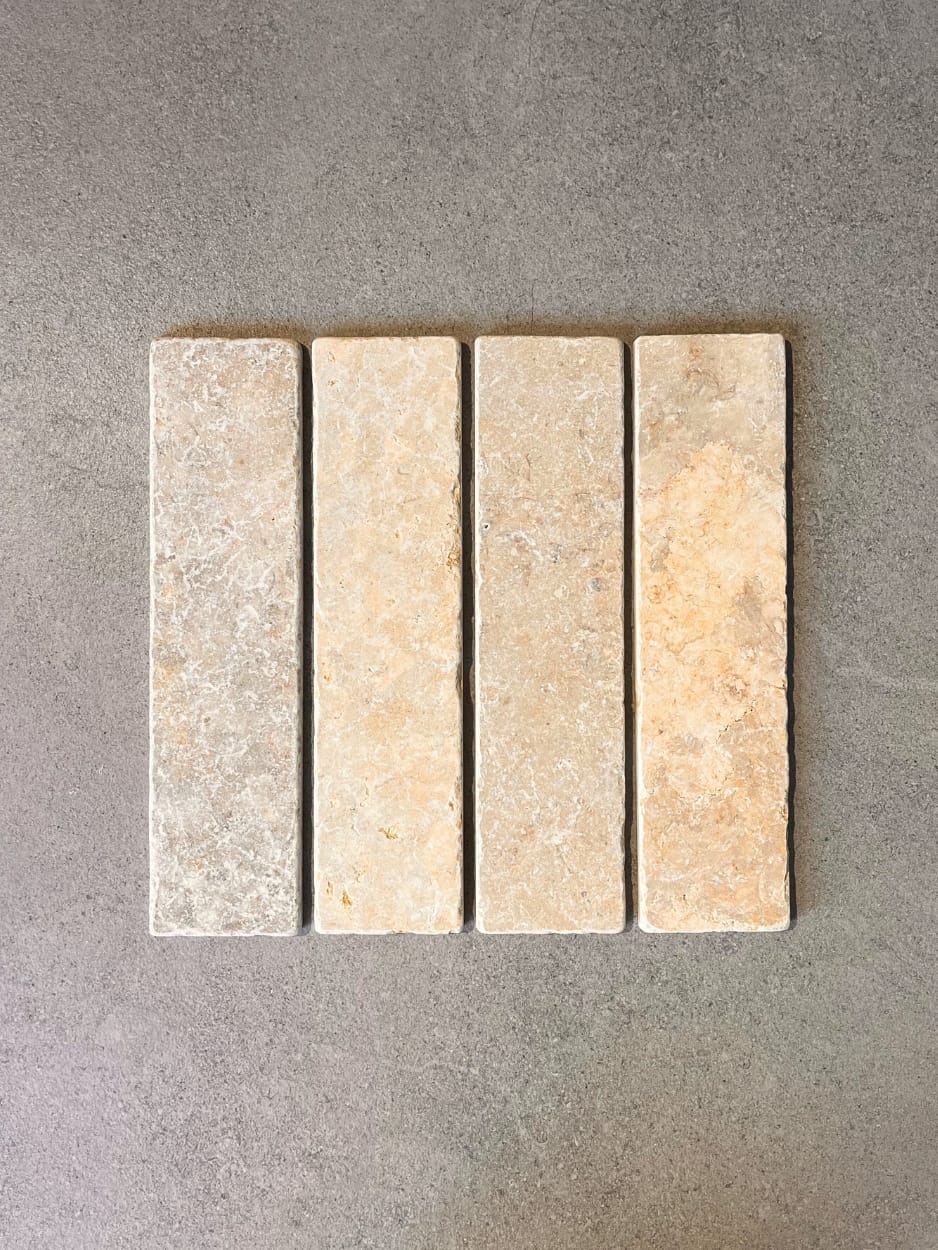 Palermo Tumbled Limestone Bricks