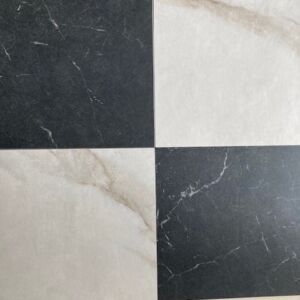 Parisian Oro and Nero Chequer Porcelain (Sample x 2 pieces)