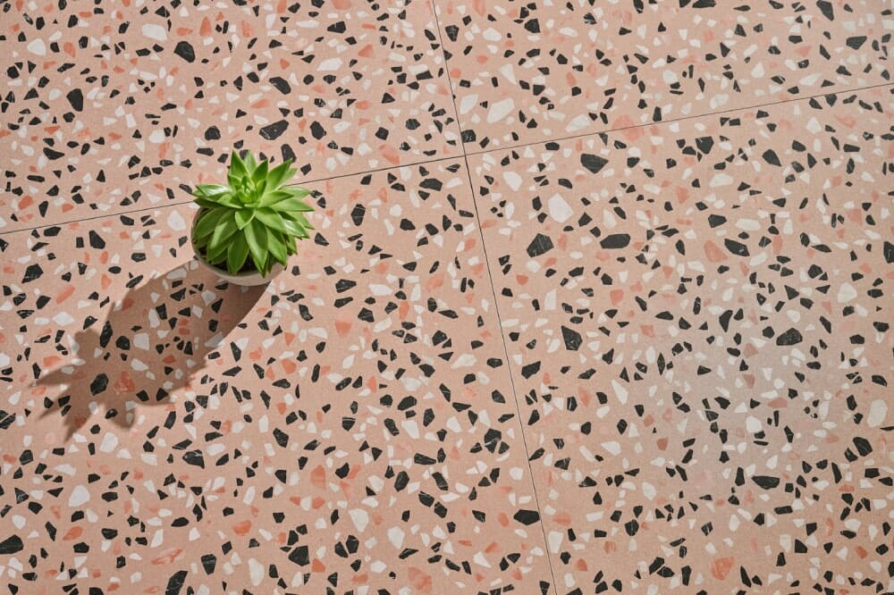 Venice Terrazzo Pink Matt Porcelain