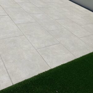 Riva Cream Tumbled Stone Effect Exterior Porcelain