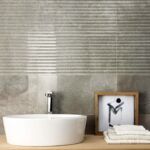 Saturn Pewter Smoke Groove Porcelain