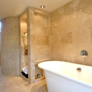 Sienna Honed & Filled Travertine Mosaic